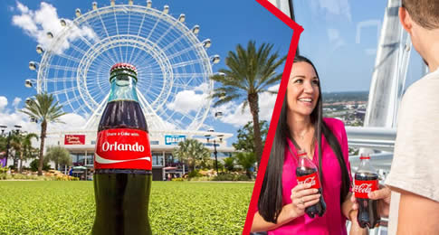 Esta empolgante parceria com a Coca-Cola permite aos convidados vivenciar novas experiências, ainda melhores, a partir do momento em que entram na atração. Os turistas serão saudados com um visual arrojado e contemporâneo em todo o interior e exterior dos