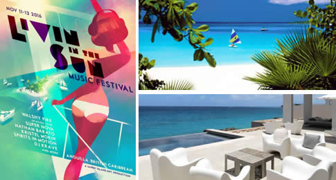 Em novembro, ilha caribenha será tomada pelo contagiante Livin in the Sun com fim de semana de música eletrônica em frente ao mar 