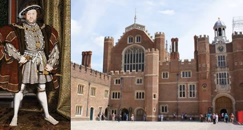 Hampton Court é um antigo palácio real situado em Richmond upon Thames, a 18,8 km a sudoeste do centro de Londres, mesmo à beira do rio Tamisa. É um dos dois únicos palácios que restam, do rei Henrique VIII e, das várias reconstruções por que passou, mant