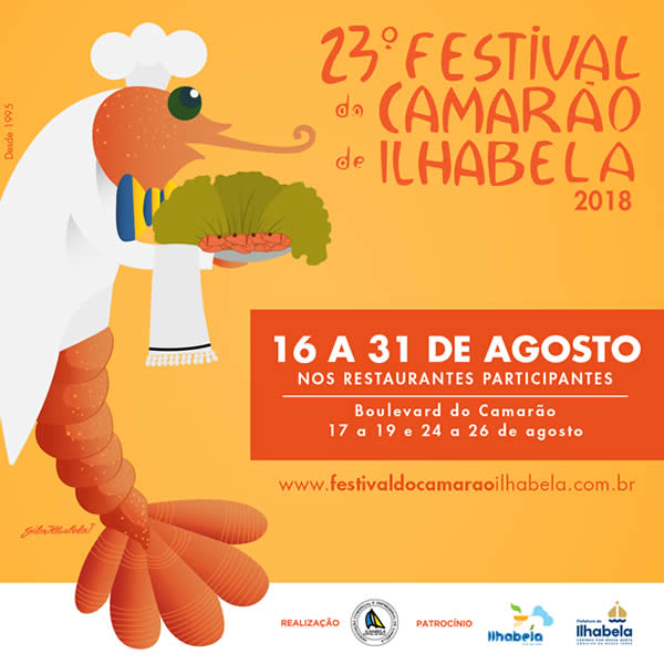 Festival do Camarão de Ilhabela - Gastronomia - Evento
