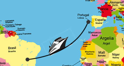 Os cruzeiros de travessia Europa-Brasil e Brasil-Europa a bordo do navio Costa Favolosa partem em novembro deste ano e março de 2018