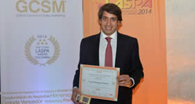 Luciano Montenegro, CEO do Complexo WTC-SP, foi um dos homenageados do prêmio LASPA 2014 - Latin American Sales Personality Award, que aconteceu no dia 19 