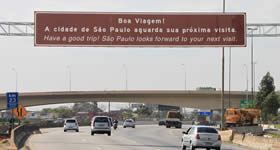 ‏Com o objetivo de desejar as boas vindas e incentivar o turista a retornar para a cidade de São Paulo a São Paulo Turismo (empresa municipal de turi