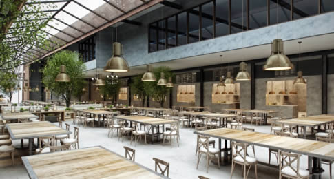 O Gourmet Market terá 30 mil metros quadrados, 24 restaurantes e bares; e ainda design do luxuoso escritório de arquitetura Pininfarina
