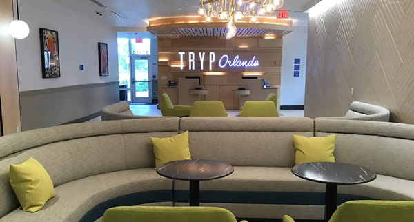 O TRYP by Wyndham Orlando - o mais novo hotel da cidade e o primeiro hotel da marca TRYP by Wyndham  a chegar na cidade, anunciou sua inauguração em 14 de novembro