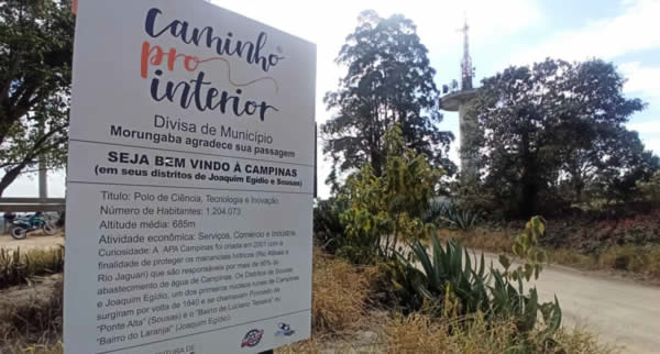 Inauguração será no sábado, dia 23 de julho, com caminhada saindo da Estação Ambiental do Distrito de Joaquim Egídio