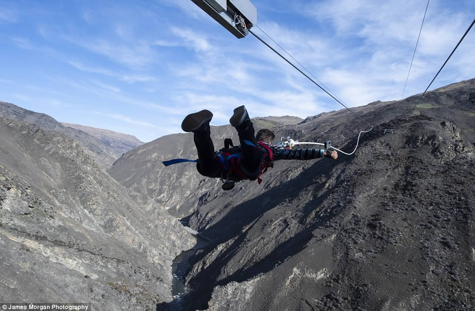 Bungy Jump - AJ Hackett Bungy - catapulta Nevis - Queenstown - Nova Zelndia - Aventura