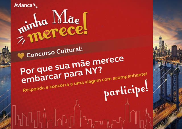 Minha Me Merece Avianca - Dia das Mes - Avianca Brasil - Promoo - Dica