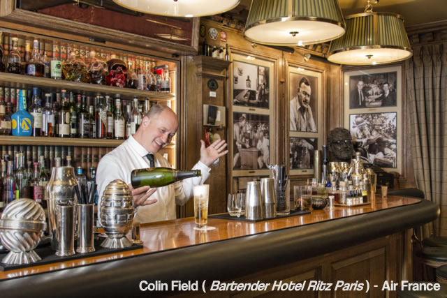  Air France se une a renomado bartender do Ritz de Paris para oferecer drinks exclusivos 