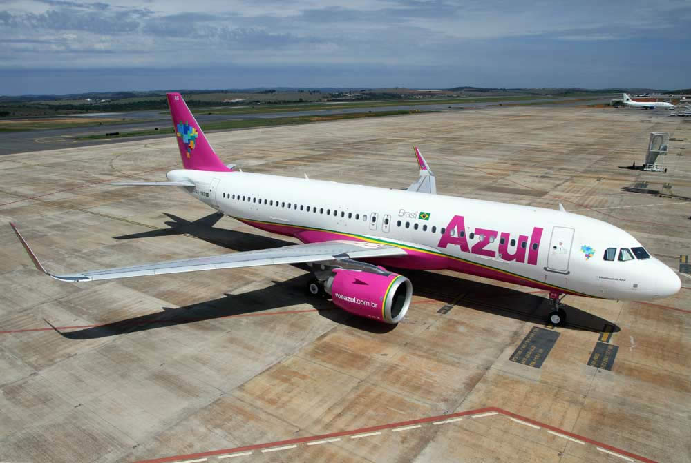 Airbus A320neo - Azul - Outubro Rosa