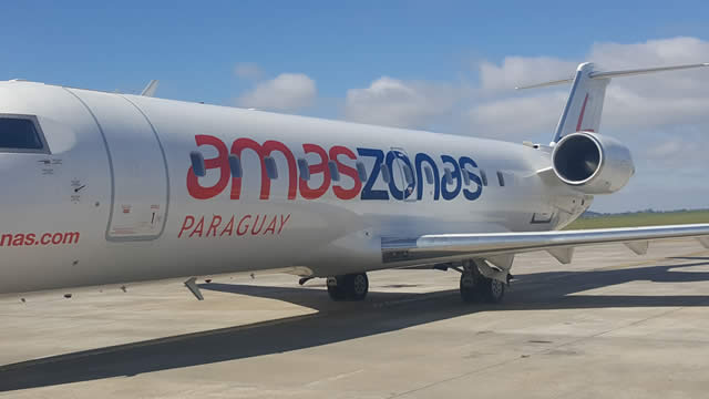 ​Companhia area Amaszonas Paraguay, inicia voos para o Brasil