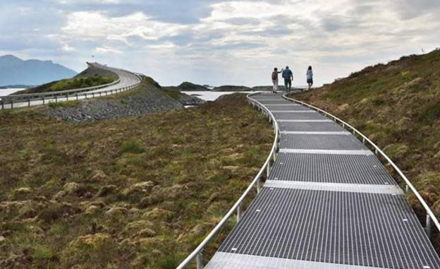 Caminhar pela Atlantic Road