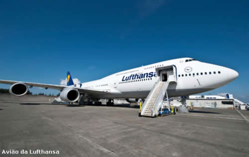 Online check Guarulhos passageiros Lufthansa classe econômica