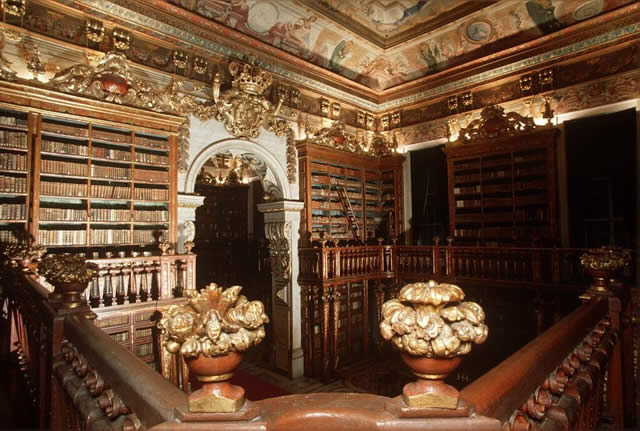 Biblioteca Joanina Coimbra, Portugal - Crédito: Centro de Portugal