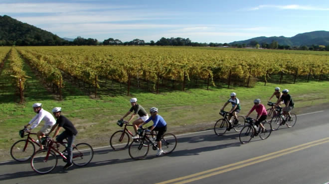 Ciclismo em Napa Valley