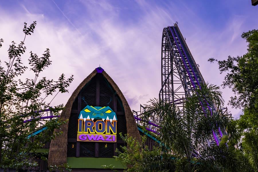 montanha russa Iron Gwazi