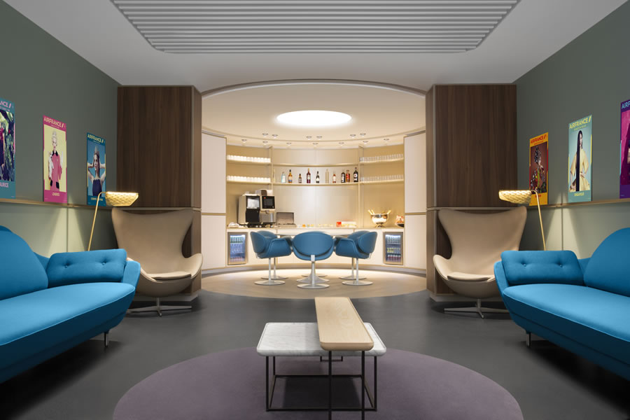 Air France - Aeroporto Charles de Gaulle Paris - Airport - Business Lounge - Lounge Vip - Aeroporto - Paris - Frana