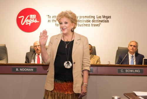 Prefeita de Las Vegas é nomeada membro do Conselho de Diretores da LVCVA