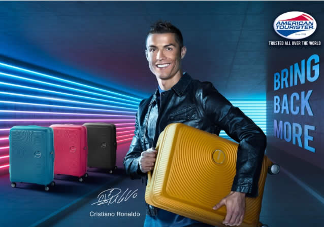 American Tourister - mala de viagem - Cristiano Ronaldo - CR7 - Luxo - Bag - Fashion - Bagagen