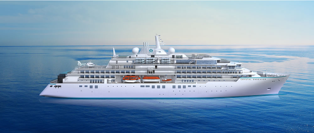 Crystal - expedição de luxo - Crystal Yacht Expedition Cruises - Pier 1 Cruise Experts - Crystal Endeavor
