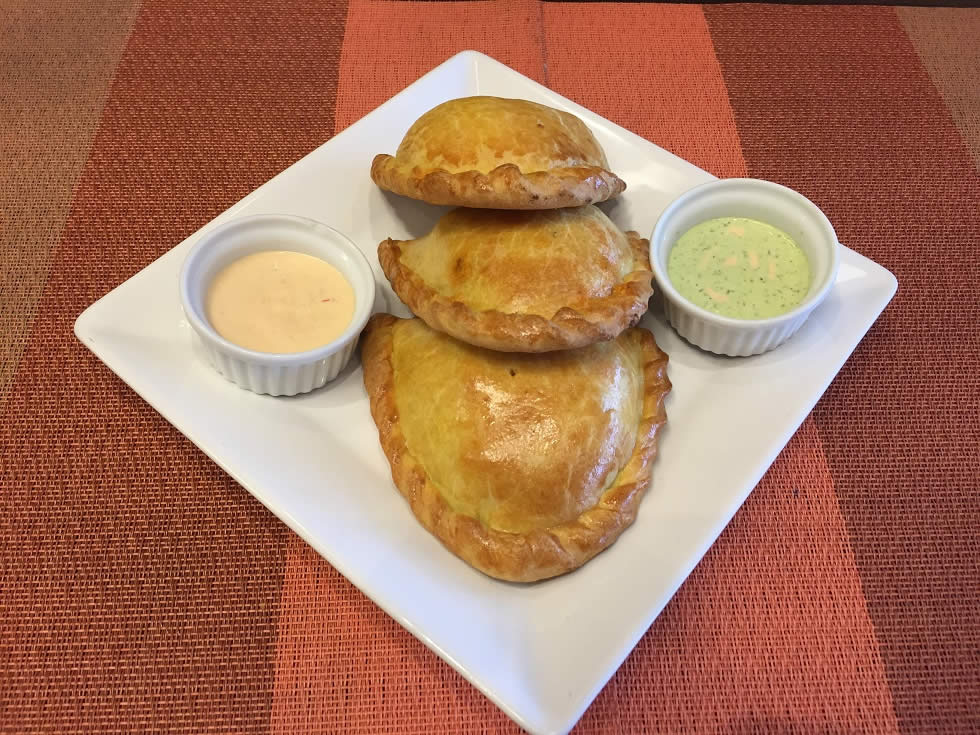 Empanadas de carne e Queijo