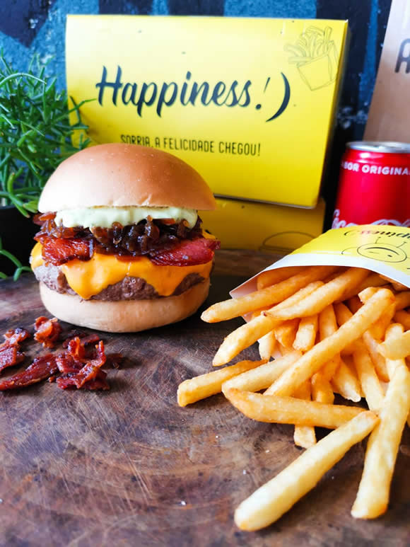 Happy Cheddar Hamburgueria Happiness 