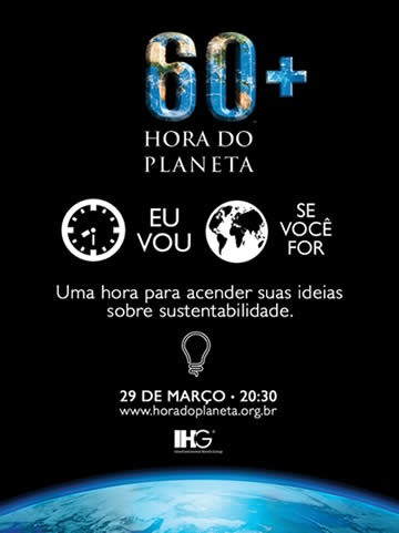 Hora do Planeta nos hotéis IHG Brasil