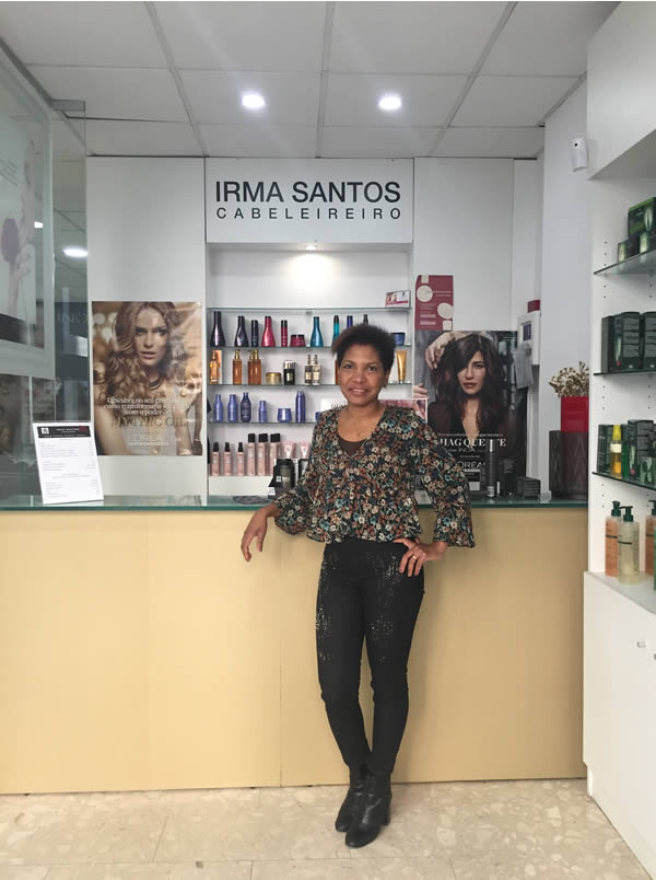 Irma Santos - Salão de Cabeleireiro brasileiro é opção diferenciada em Lisboa, Portugal