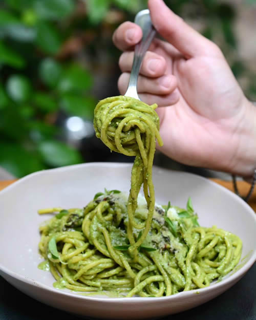 Jacarand_Spaghetti Com Pesto Portenho_Reproduo