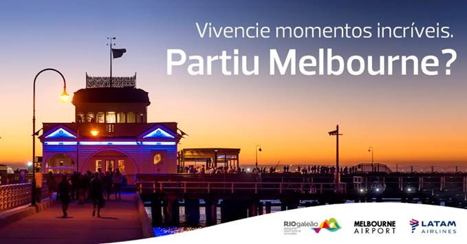 RIOgaleo - LATAM - passagens - Melbourne - Austrlia 