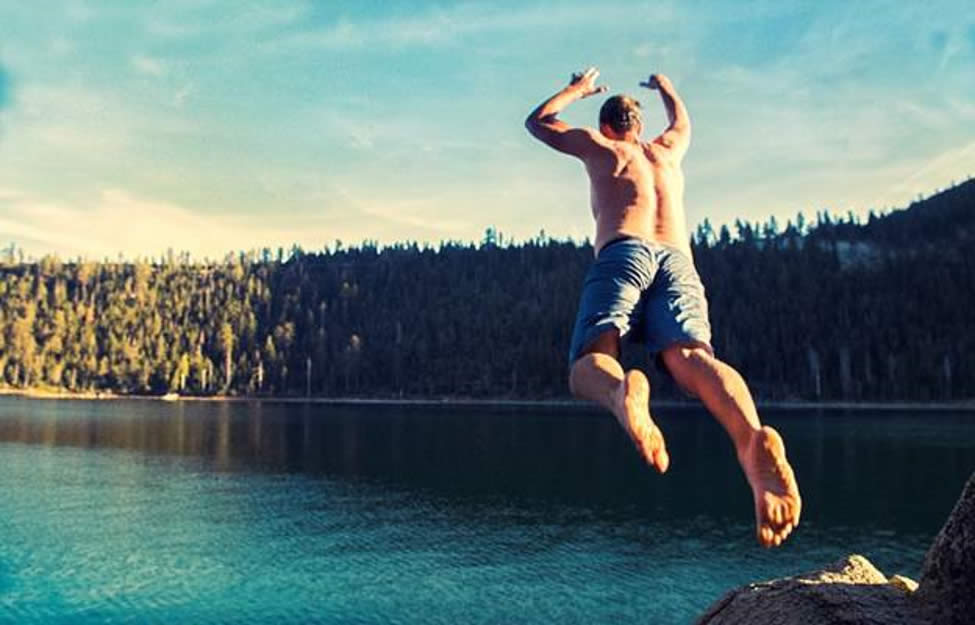 Lake Tahoe Jump