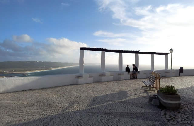 Vista do principal mirante de Nazaré - Crédito: Divulgação