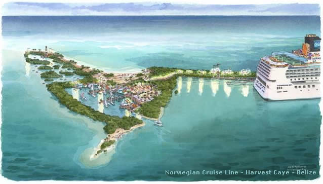 Norwegian Cruise Line - Harvest Caye - Belize