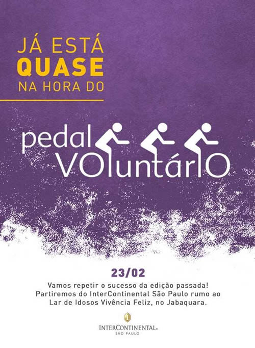 Projeto Pedal Voluntário, IHG e InterContinental São Paulo