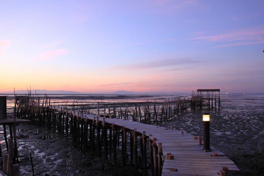 Por do sol na Carrasqueira - Turismo do Alentejo - Alentejo - Portugal - Europa