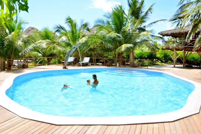 Piscina da pousada BGK - Barra Grande Kite Camp