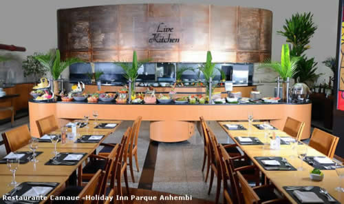 Jantar Dançante - restaurante Camauê - Holiday Inn Parque Anhembi