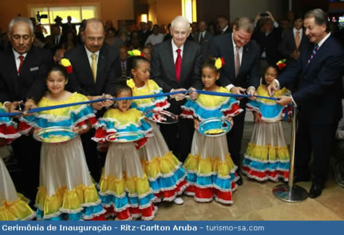Cerimônia de inauguração Ritz-Carlton Aruba