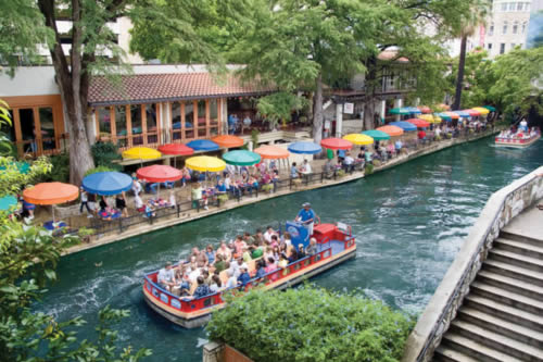 Alamo Texas - River Walk View