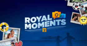 O aplicativo Royal Moments convida o usuário a criar um vídeo personalizado com até 25 fotos. O Royal Moments é simples e muito fácil de usar. Ao acessar a