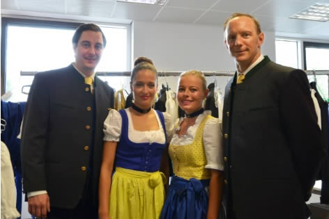 Lufthansa | trajes da Oktoberfest