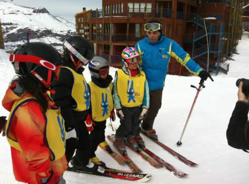  Valle Nevado para crianças 