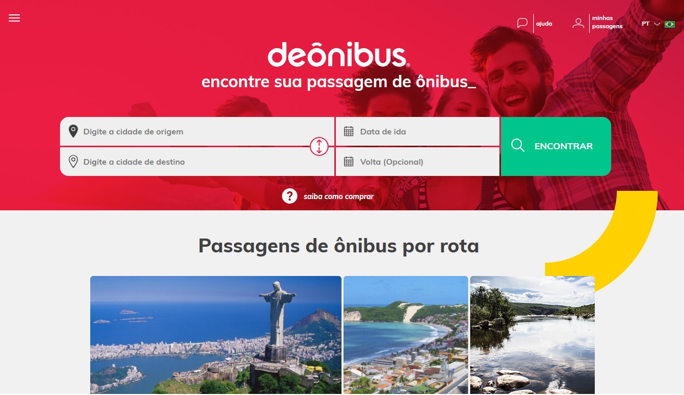 Brasil By Bus - ônibus - Viagem - Destinos - Viajar de ônibus - Turismo - Plataforma