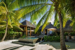 Muito antes dos temas estarem em alta, o luxuoso Resort, idealizado por Marlon Brando e Richard Bailey, já foi construído com todo cuidado e a finalidade de estar em harmonia com a natureza do atol