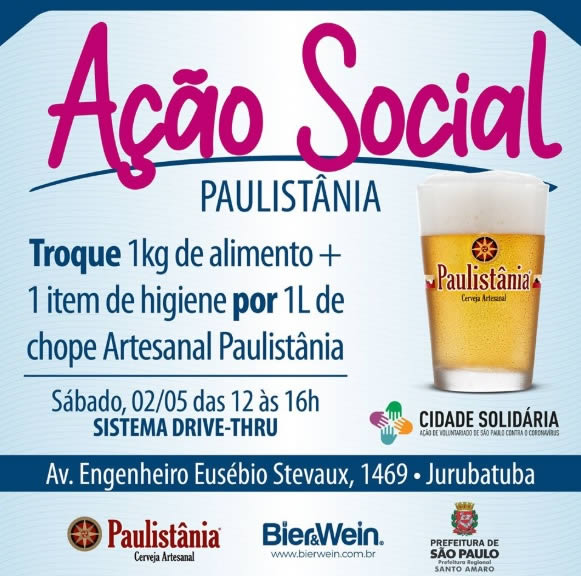 Ação Social Paulistana Cervejaria Paulistânia