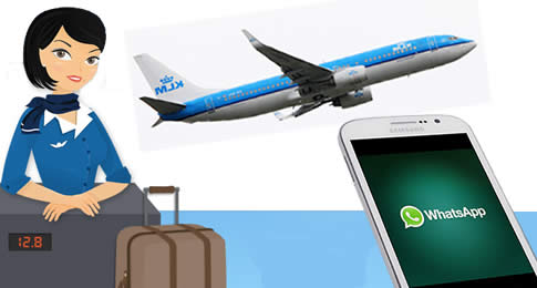 Clientes ao redor do mundo recebem informações sobre o voo via aplicativo