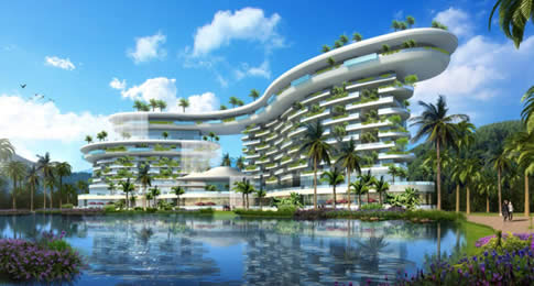 Resort de luxo em Bali, na Indonésia, está previsto para 2019, enquanto os projetos na China abrirão na ilha de Hainan em 2020 e na cidade de Shanghai em 2021.