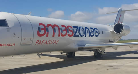 A  companhia aérea Amaszonas Paraguay, integrante do Grupo Amaszonas, anuncia o início da operação para três cidades brasileiras, que receberão voos que partem de Assunção, capital do Paraguai, com a pos