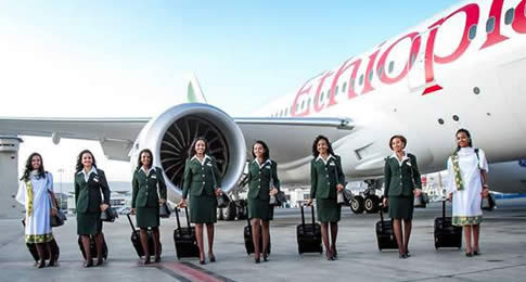 A Ethiopian Airlines, maior grupo de companhia aérea da África, inicia seu voo inaugural para Buenos Aires hoje, dia 8 de março.