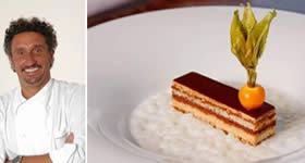 Segundo convidado da edição de verão do festival gastronômico Harmonia dos Sabores, que acontece no Sofitel Guarujá Jequitimar, o chef francês Emmanuel Bas